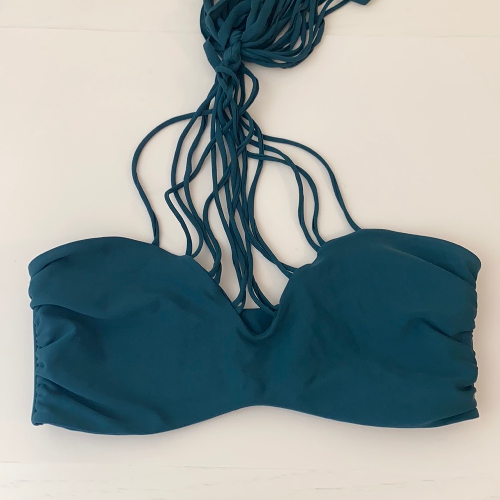 Mikoh Kahala High Neck Green Top